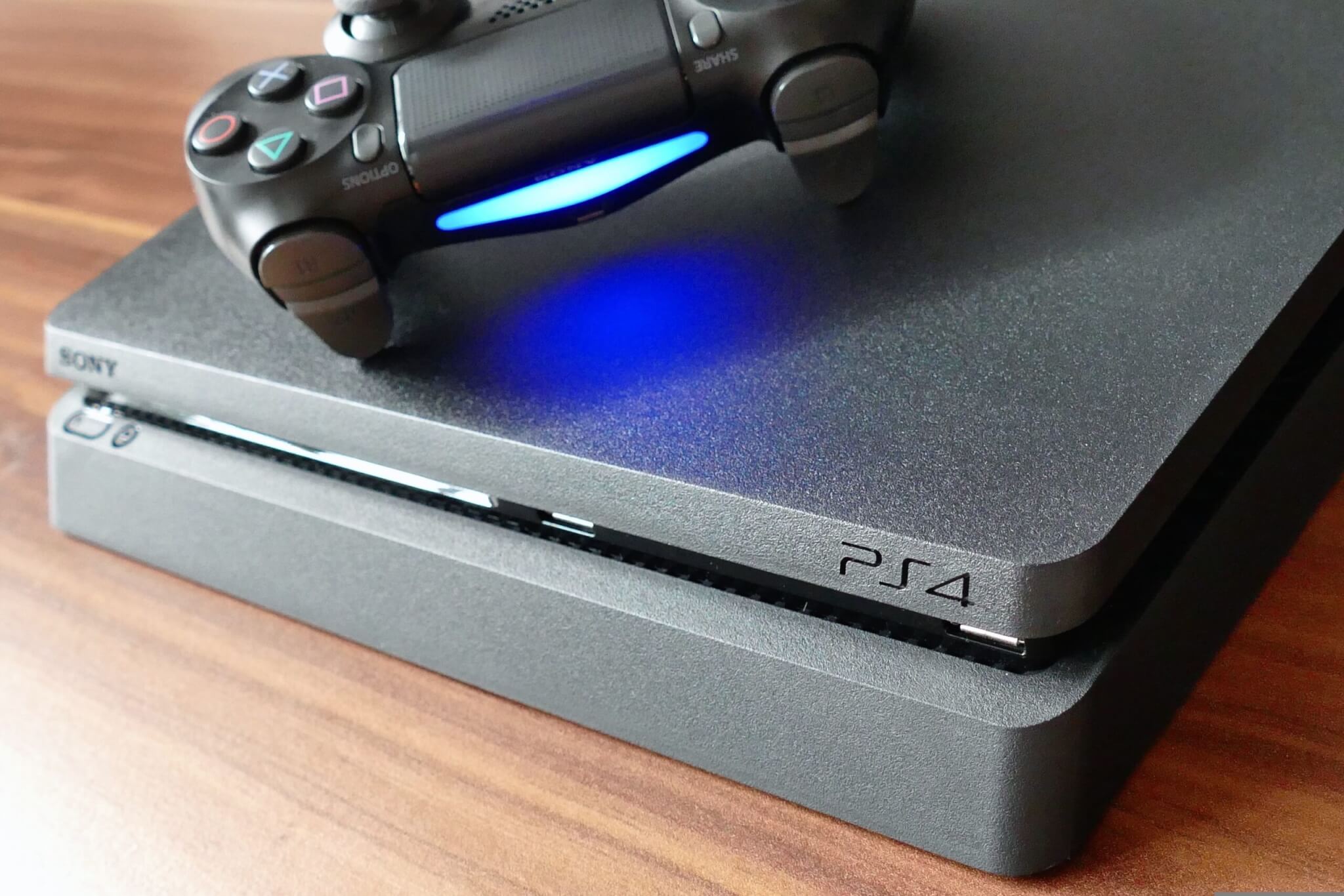 Black PlayStation 4 Console and Controller